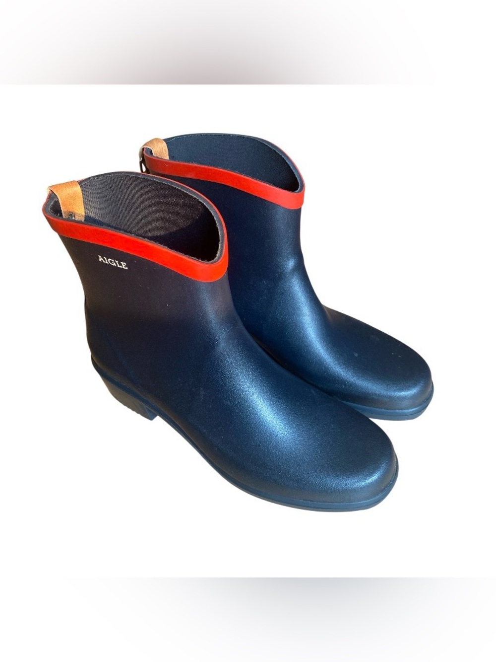 Aigle Miss Juliette Bottillon rain ankle boots size 40/9 new